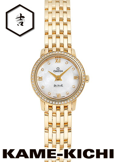 オメガ　デ・ヴィル プレステージ　Ref.424.55.24.60.55.001　新品　ホワイト　（OMEGA　De Ville Prestage）