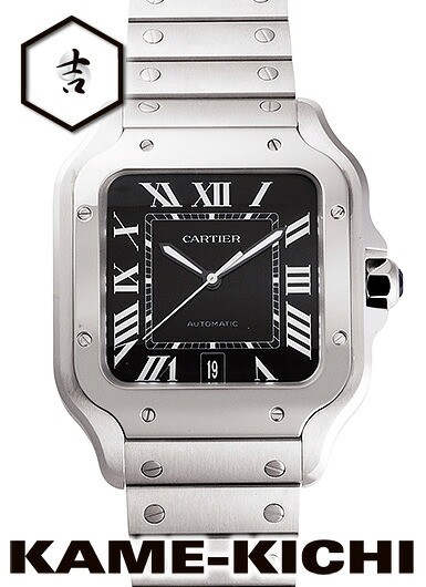 カルティエ　サントス ドゥ カルティエ LM　Ref.WSSA0096　新品　ブラック　（CARTIER　Santos De Cartier LM）