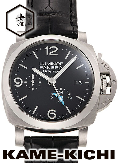【中古】パネライ　ルミノール ビテンポ　Ref.PAM01360　ブラック　（PANERAI　Luminor BiTempo）