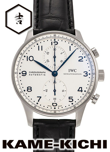 【中古】IWC　ポルトギーゼ クロノグラフ　Ref.IW371446　シルバー　（IWC　Portuguese Chronograph）