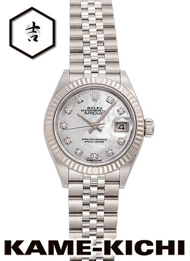 【中古】ロレックス　3年保証　デイトジャスト28　Ref.279174NG　ホワイト　（ROLEX　Datejust 28）