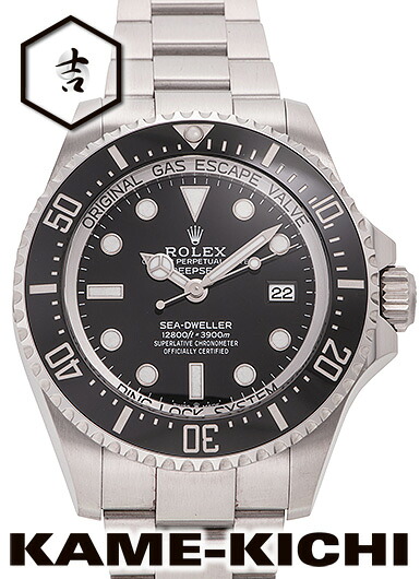 【中古】ロレックス　3年保証　シードゥエラー ディープシー　Ref.136660　ブラック　（ROLEX　Sea-Dweller Deep Sea）｜まじめなとけいや　かめ吉