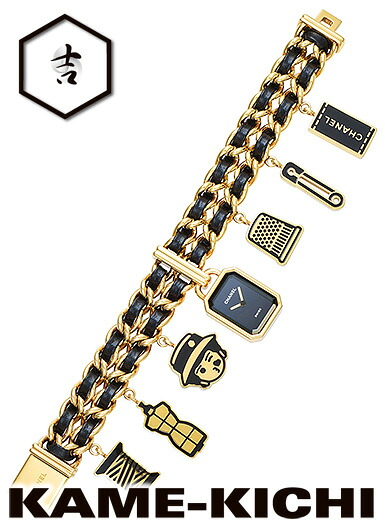 【中古】シャネル プルミエール チャーム クチュール Ref.H9859 ブラック (CHANEL Premiere Charm Couture)|まじめなとけいや かめ吉