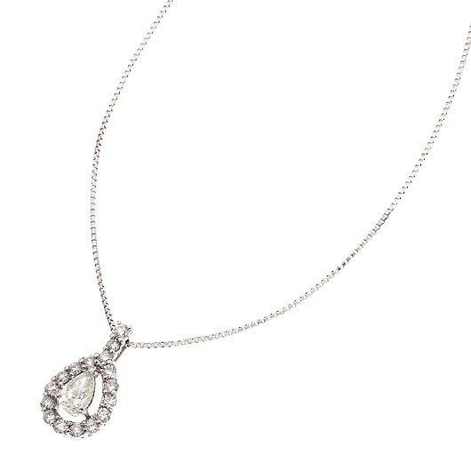 ダイヤモンド ネックレス　Ref.11021388　新品　合計 0.368ct　PT　（Diamond Necklace ）　鑑定書付き