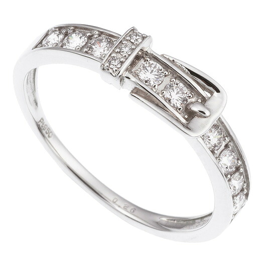 ダイヤモンド リング Ref.11100146 新品 計0.26ct プラチナ(Diamond Ring)12号 H&Q 鑑別書付き|まじめなとけいや かめ吉