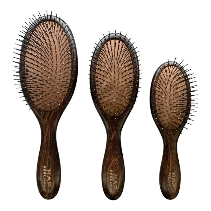 楽天市場】NAPパドルブラシ チタニウムピン パドルブラシ頭皮ケア