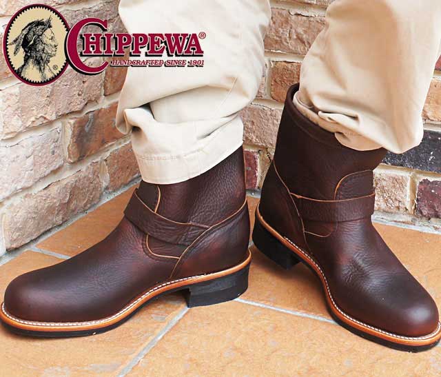 激安特価 楽天市場 送料無料 チペワ Chippewa メンズ ブーツ 1901m90 Briar Pitstop エンジニアブーツ ショートブーツ ショート丈 本革 レザー カジュアルシューズ 7インチブーツ Evid 亀田屋本店 人気満点 Www Faan Gov Ng