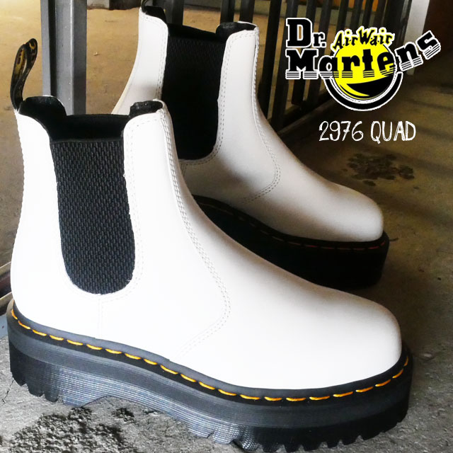 2976 white chelsea quad boots