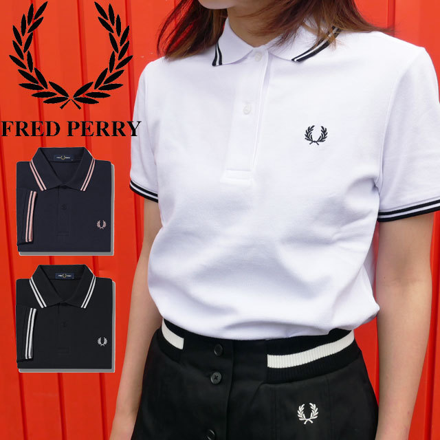 さくらちゃん【新品】FRED PERRY ストライプ 半袖シャツ FRED PERRY フレッドペリー 半袖シャツ レディース G5147