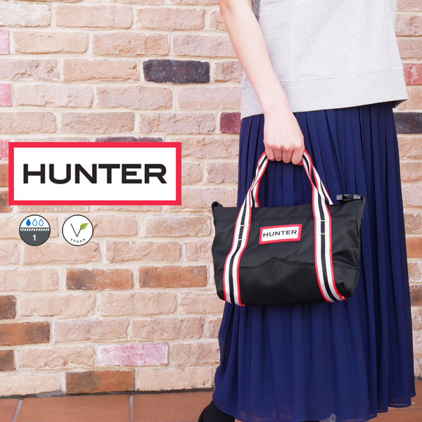 あす気持ち良い 猟人 トートカバン レディース メンズ ナイロン ミニ 極点 ゼムクリップ トート バッグ 小さめ 防ウォーター 撥水 ハンドバッグ ショルダーバッグ 曲がった掛け 墨ぞめ 真赭縞 Ubs13kbm Brw Hunter 送料無料 Evid Climatictesting Com