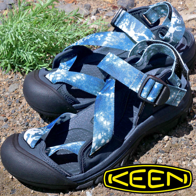 Aykさま専用 KEEN スポーツサンダル 青/白タイダイ t20-1026031-1.jpg