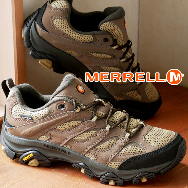 メレル MERRELL メンズ ハイキングシューズ モアブ 3 SYN ゴアテックス 防水 トレッキングシューズ アウトドア ローカット J500247 カンガルー/コヨーテ 靴 送料無料 最強翌日配送 evid