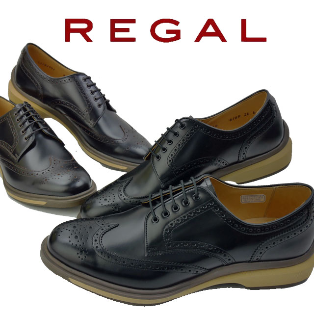 ☆新品未使用☆ REGAL ウィングチップ　ビジネスシューズ REGAL 革靴 紳士 ビジネスシューズ ウイングチップ ブラック 15TR