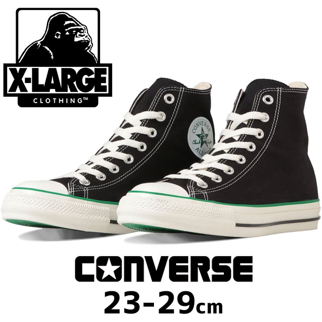 送料無料 スニーカー ハイカット メンズ レディース SS 春夏 新作 春新作 夏新作 人気 流行 定番 2023 CONVERSE ALL STAR (R) XLARGE HI 31308920 コンバース オールスター（R） ハイ エクストララージ コラボモデル ブラック 黒 カジュアルシューズ 靴 i04-31308920-1.jpg