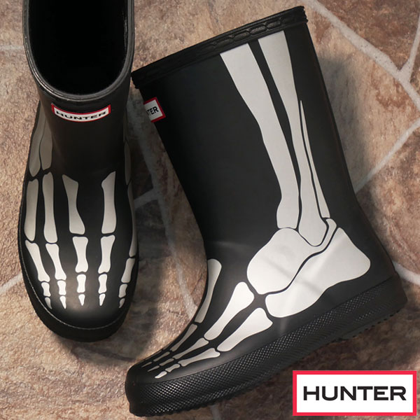 HUNTER 黒 レインシューズ HUNTER レインシューズ 長靴 「 / ハンター 」 メンズ