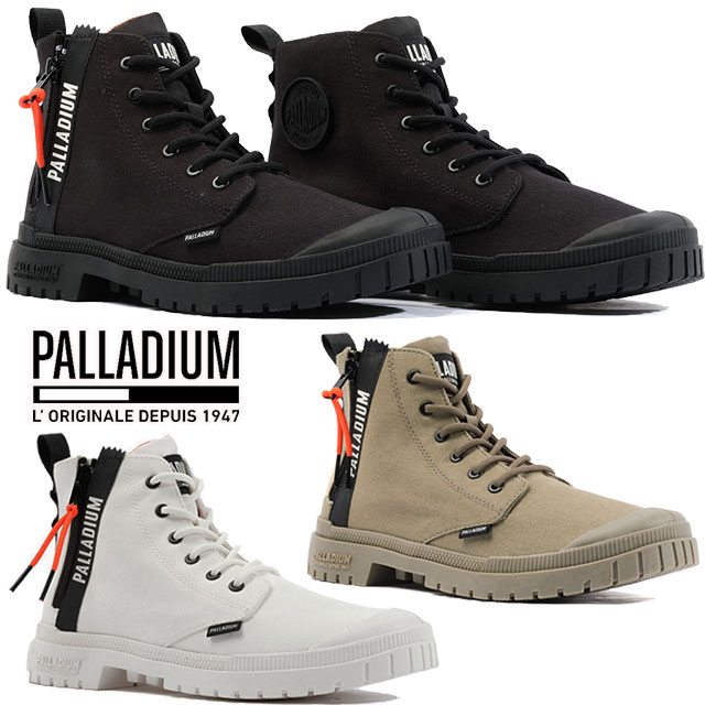 PALLADIUM ホワイト ハイカットスニーカー PALLADIUM ホワイト ハイカットスニーカー パラディウム - メルカリ