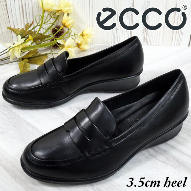 美品 ecco エコー ローファーレザースリッポン コンフォート ビジネス 24 美品 ecco エコー ローファーレザースリッポン コンフォート
