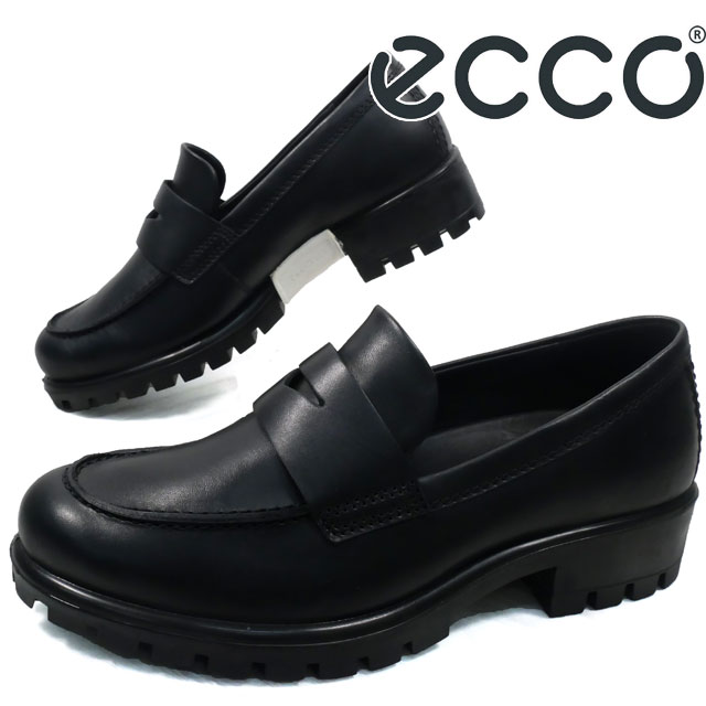 未使用品 ecco エコー コインローファー エナメル 厚底 24.5 ブラック 楽天市場】エコー ecco ローファー レディース モッドトレイ