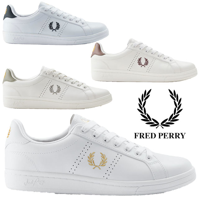 【関税込み】Fred Perry ホワイト B721 スニーカー B721 - White / Light Oyster | Men's Footwear | Boots