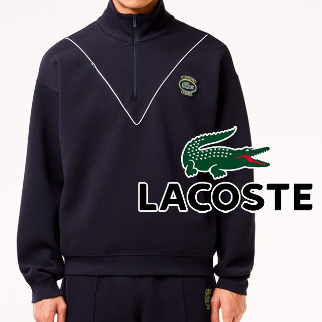 『FUKU』ラコステ パイル地ハーフジップジャケット LACOSTE パイル地ハーフジップジャケット | ラコステ(LACOSTE