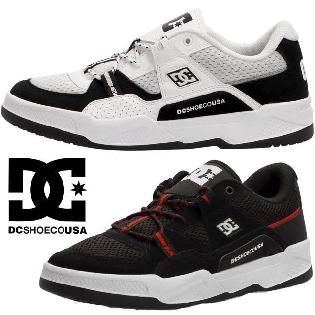 送料無料 スニーカー ローカット メンズ レディース FW 秋冬 新作 秋新作 冬新作 人気 流行 定番 2024 30cm DM241001 BKW KHO ディーシーシューズ コンストラクト 大きいサイズ カジュアルシューズ ブラック/ホワイト ブラック/ホットコーラル 黒 白 靴 i06-s2208-2209-1.jpg