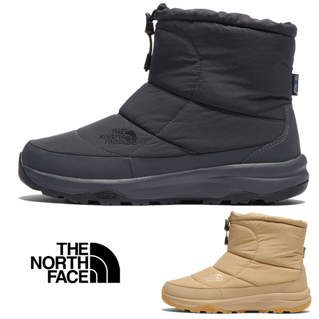 \最大7%クーポン有 7/20迄/ザ・ノース・フェイス THE NORTH FACE スノーブーツ 防水 ヌプシ ブーティ ウォータープルーフ VII ショート ワッシャー メンズ 防寒 レディース ウインターブーツ 滑りにくい 冬底 保温 雪 NF52474 アスファルトグレー ケルプタン 冬靴|亀田屋本店