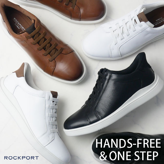 【美品】ロックポート (22) スニーカー 運動靴 ウォーキングシューズ 本革 ROCKPORT ロックポート メンズ ウォーキングシューズ プロ