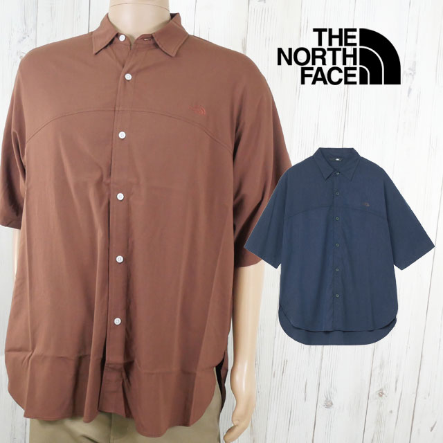 \クーポン有 7/22迄/ザ・ノース・フェイス THE NORTH FACE カジュアルシャツ メンズ NR22563 ショートスリーブアローラインシャツ 半袖 リラックス トップス UVケア ウェア アウトドア アパレル ラウンジ UVケア 前開きシャツ 速乾 服 紺 茶|亀田屋本店
