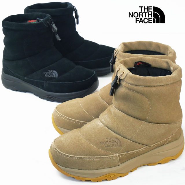 ザ・ノース・フェイス THE NORTH FACE メンズ スノーブーツ 防水 ヌプシ ブーティ ショート WP スエード 防寒 レディース ウインターブーツ 雪道対応 滑りにくい ショートブーツ 冬底 保温 雪 NF52571 TNFブラック 黒 クラシックカーキ 冬靴|亀田屋本店