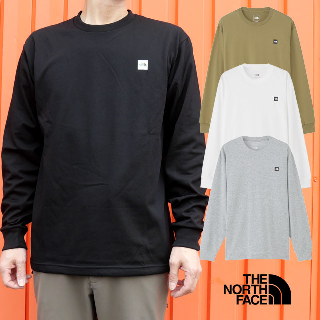 ＼ポイント7倍 4/18限定／ザ・ノース・フェイス 長袖 Tシャツ メンズ NT32441 ロングスリーブスモールボックスロゴティー ロンT トップス アウトドア カジュアル アパレル 白 黒 灰色 ベージュ メール便送料無料 最強翌日配送 evid