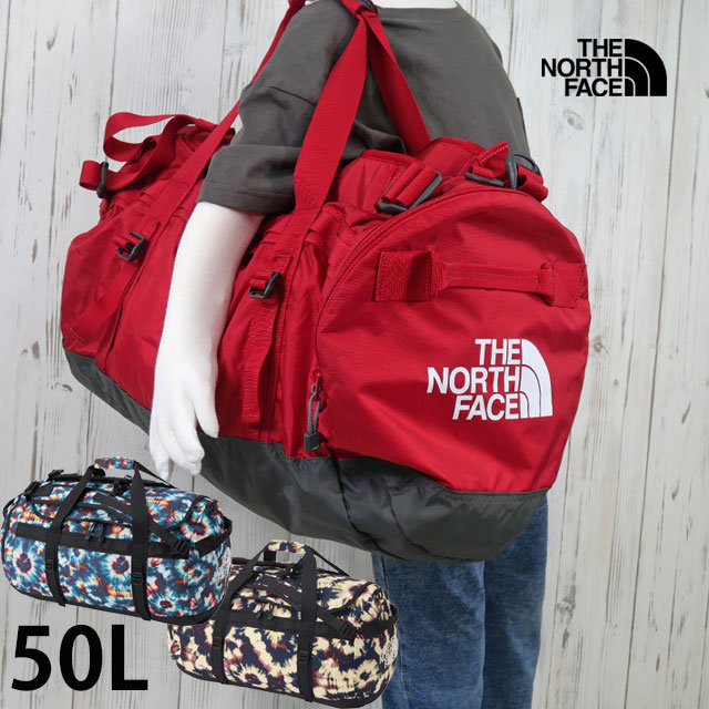 ザ・ノース・フェイス 3way ダッフルバッグ キッズ ボストンバッグ NMJ72352 ナイロンダッフル50 ジュニア 旅行 ショルダー 部活 リュック アウトドア キャンプ スポーツ 宿泊 レッド タイダイ柄 50L 送料無料 最強翌日配送 evid 15,620円