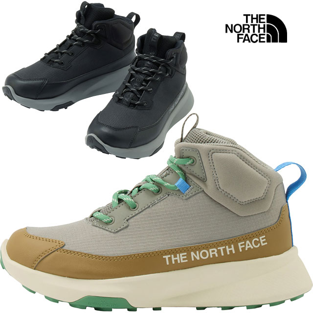 ザ・ノース・フェイス THE NORTH FACE キッズ 男の子 トレッキングシューズ ファストパック 2 ミッド WP 防水 ジュニア 女の子 アウトドア ミッドカット ブーツ 登山 ハイキング NFJ02692 TNFブラック ストーンスラブ 子供靴｜亀田屋本店