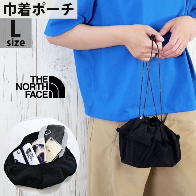 ザ・ノース・フェイス 巾着ポーチ メンズ NN22600 モルフサックL レディース バッグ 軽量 手持ち BAG アウトドア カジュアル シンプル コンパクト 巾着 鞄 黒 最強翌日配送 メール便送料無料 evid
