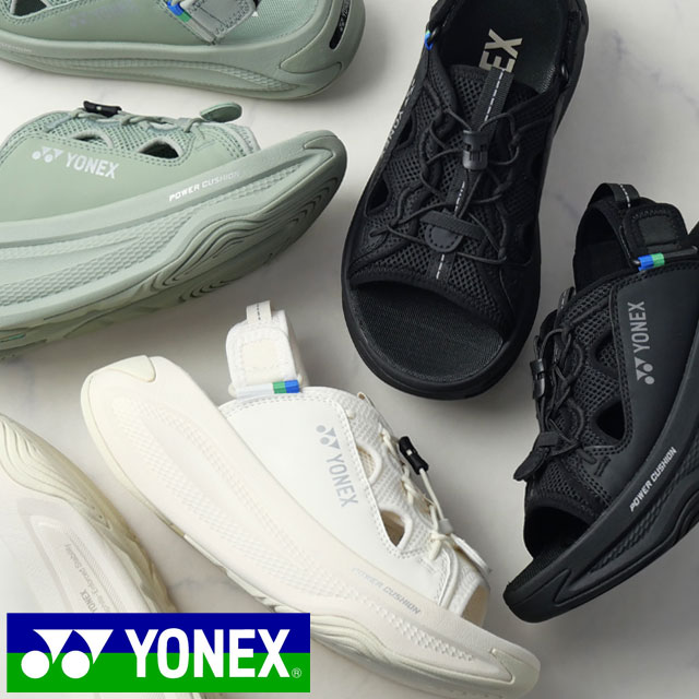 ヨネックス 厚底 サンダル レディース YY-ラフトロッカー スポーツサンダル 2way オフコートシューズ チャンキーソール スポサン カジュアルシューズ 靴 SHWRA1 ブラック ナチュラル グリーン 送料無料 最強翌日配送 evid