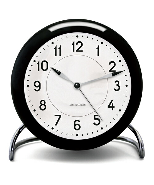 【新品未使用品】テーブル クロック ステーション TABLE CLOCK STA 楽天市場】アルネヤコブセン STATION TABLE CLOCK 置き時計 時計