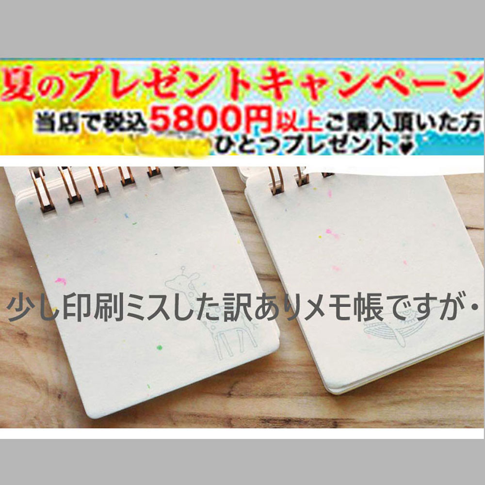 日本製 スリッパと生活雑貨のお店ai 夏 プレゼント 7月11日までに 5800円以上ご購入で イラストレーターkameichidou ちょっとミスプリメモ帳 同梱でお送りします