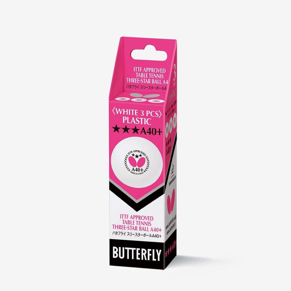 楽天市場】バタフライ BUTTERFLY 卓球ボール 95820 バタフライ スリー