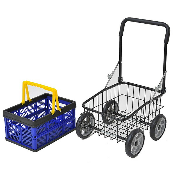 カゴ付き添い人ラクラクカート お買い出し手押し車 買い出し手押し車 手押し車 持っていく用手押し車 手押し手押し車 蔬菜の取りいれるに ゴミ捨てに カゴ付き添い人 DIY・工具-物流・運搬器具