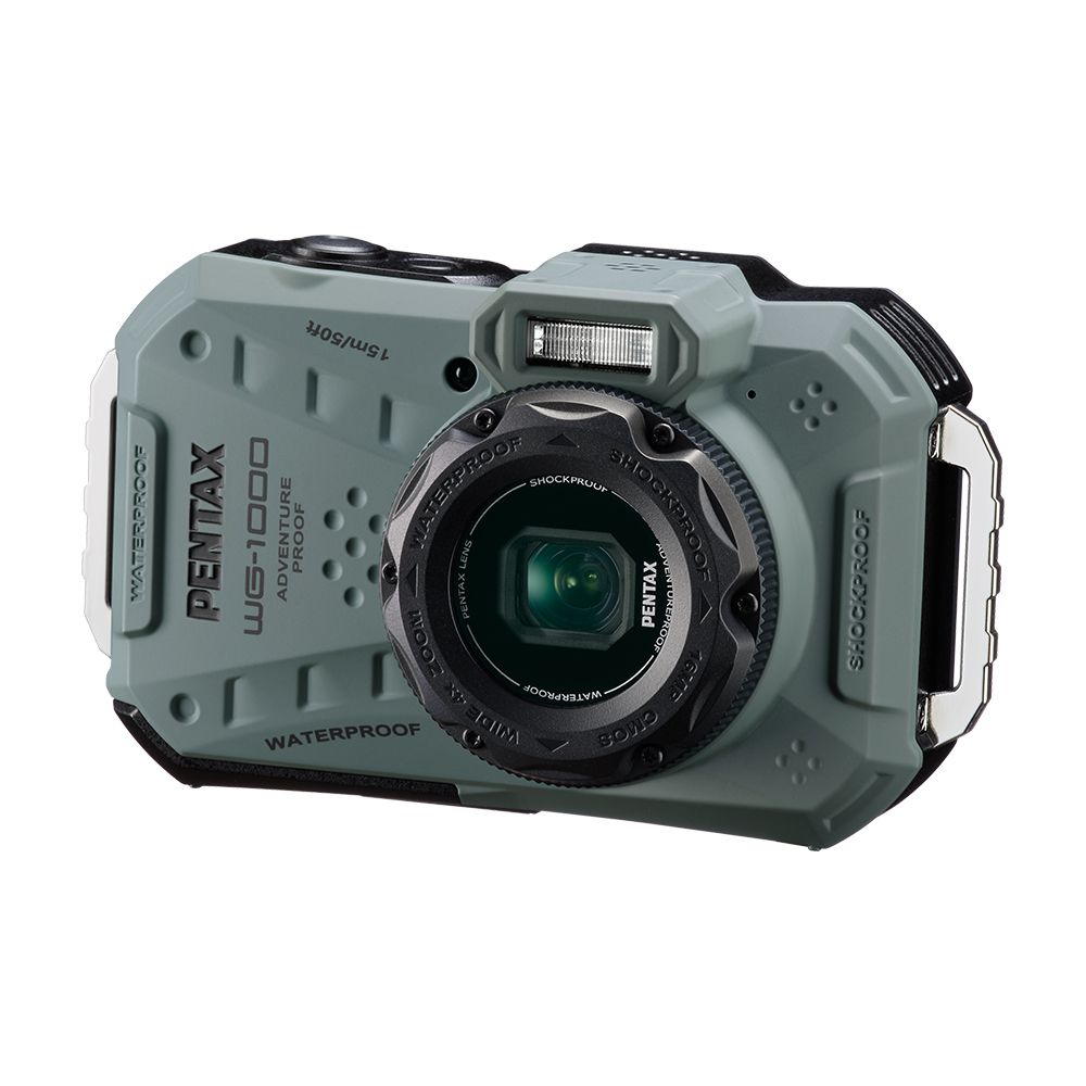 【新品】【メーカー保証付】RICOH/リコーWG-1000 オリーブ【smtb-TD】｜コセキカメラ