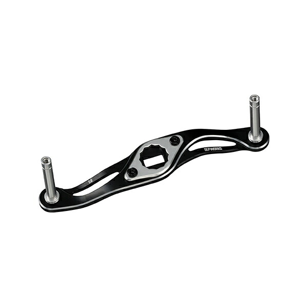 SLPワークス [90] SLPW MC CRANK HANDLE 85粍 黒いこと・しろがね色