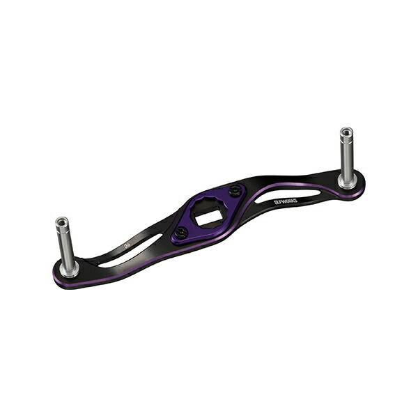 SLPワークス [90] SLPW MC CRANK HANDLE 90粍 ブラック・パープル