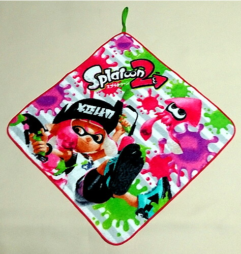 楽天市場 Splatoon2 スプラトゥーン2 ループ付ハンドタオル ループタオル ループ付き手拭きタオルハンカチ 紙 文具 ひかり