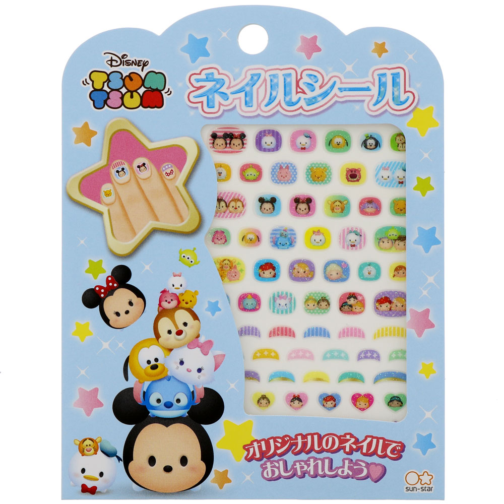 楽天市場 ディズニーツムツム Disneytsumtsum キラコスネイルシール a 紙 文具 ひかり