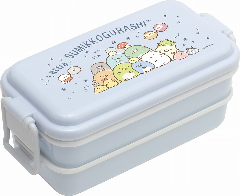 楽天市場】すみっコぐらしS/Gランチマーケット２点ロックはし付２段ランチボックス(お弁当箱・おべんとうばこ)(KA13002) : 紙・文具 ひかり