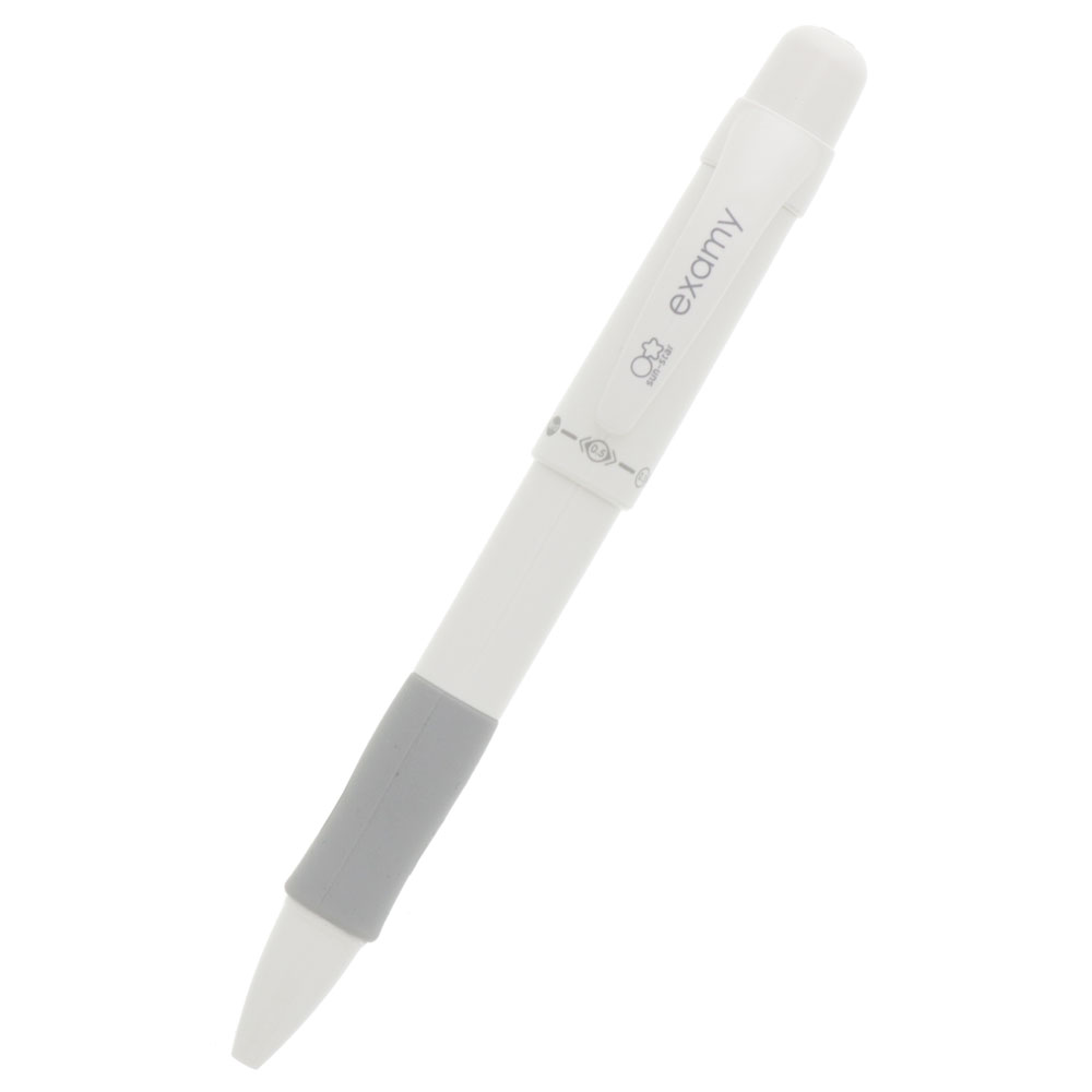 楽天市場 いつもの勉強がはかどる便利グッズ Examy イグザミー シャープ シャープ 赤ボールペン0 3 0 5両方使えるシャープペンシル 赤ペンのトリオペン ホワイト グレー S4647629 紙 文具 ひかり