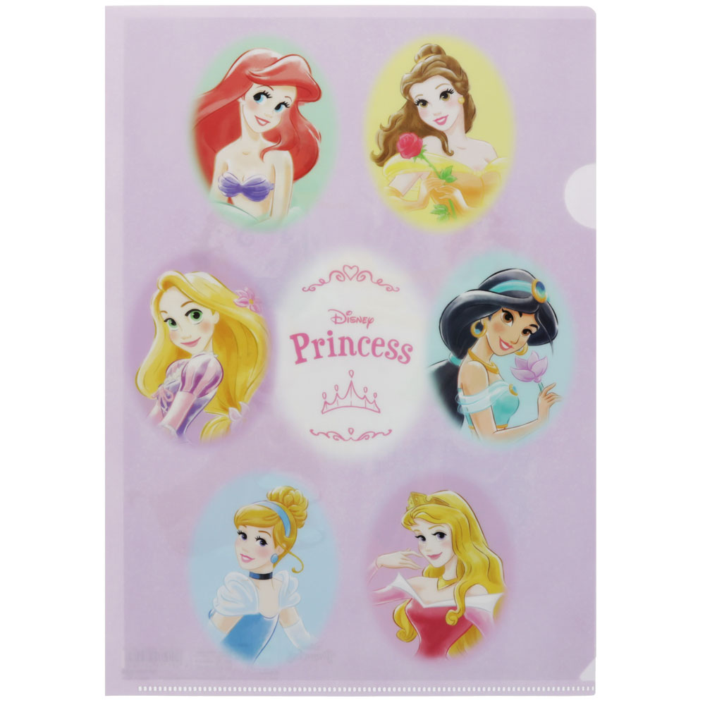 楽天市場 ディズニープリンセス Disneyprincess キャラパレ31クリアファイル S 紙 文具 ひかり