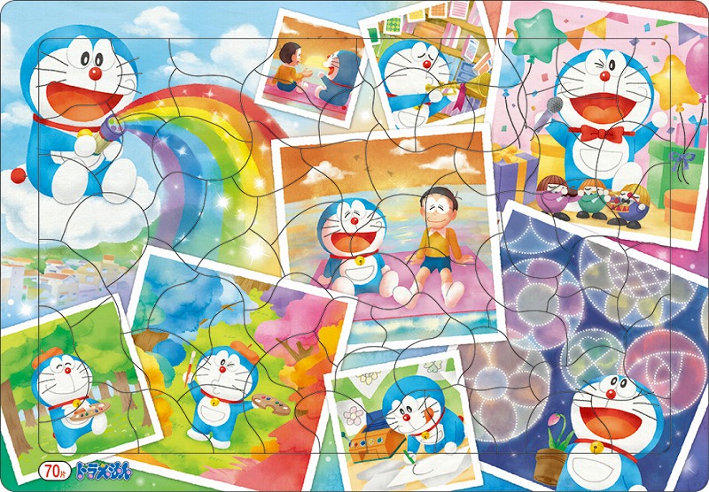 未開封 当時物 ショウワノート しょうちゃんパズル ドラえもん 55片 Yahoo!オークション - 当時もの しょうちゃん パズル レトロ 55