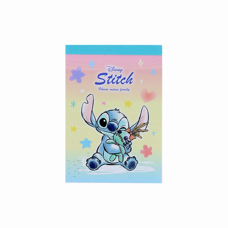 楽天市場】スティッチ メモ ミニ 水彩 20133 メモ帳 ミニメモ 紙