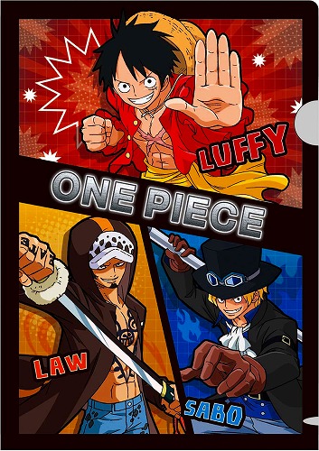 楽天市場 ワンピース One Piece クリアファイル 377 6330 11 紙 文具 ひかり