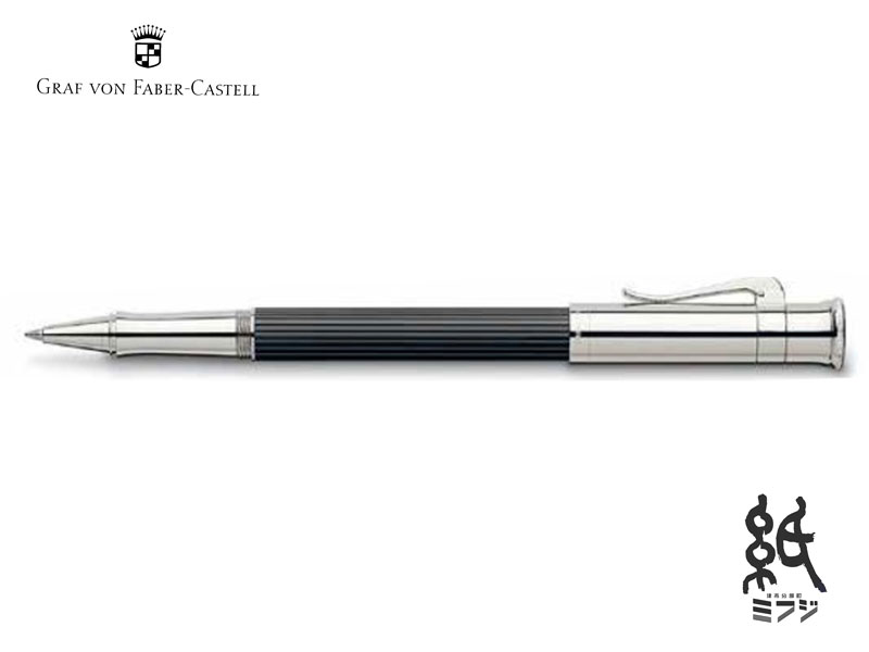 ファーバーカステルFABER-CASTELL ローラーボールクラシックエボニー プラチナ上塗り 145511 筆記具-文房具・事務用品-日用品雑貨・文房具・手芸
